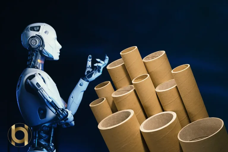 تاثیر هوش مصنوعی بر بهینه سازی فرآیند تولید لوله مقوایی