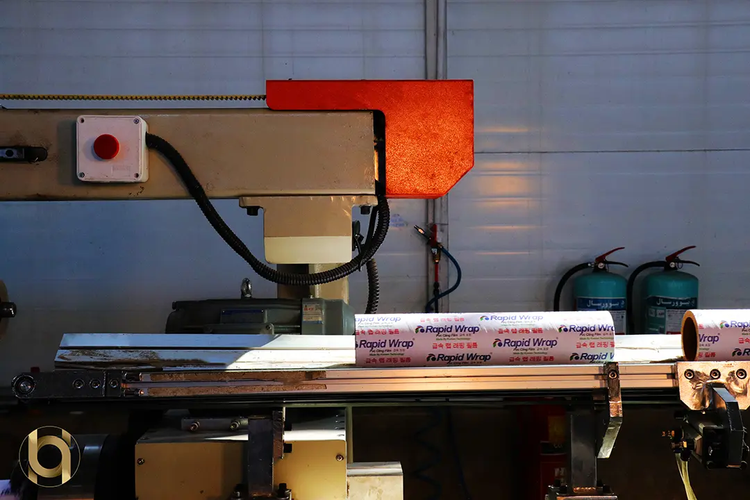 برش لوله مقوایی هستی بوبین کار