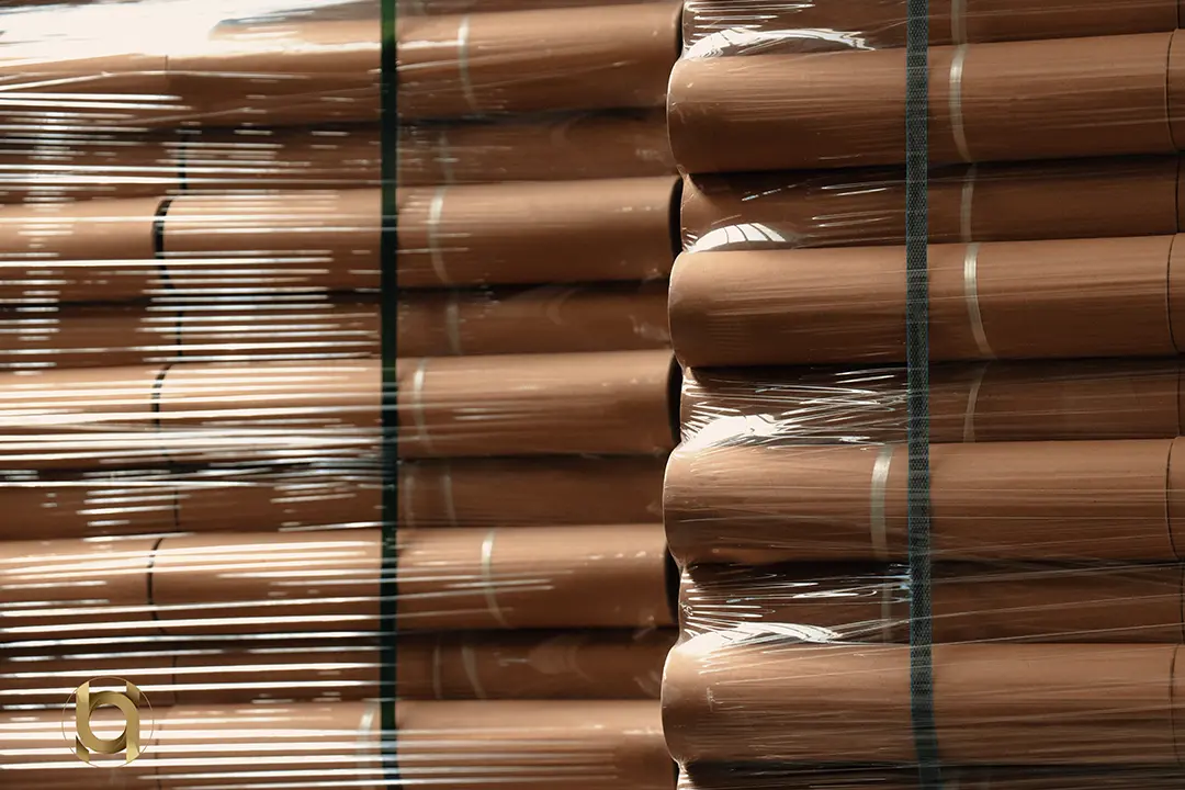 بسته بندی لوله مقوایی